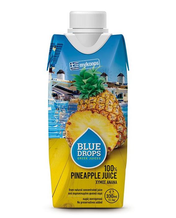 蓝依洛BlueDrops菠萝汁(330ml)