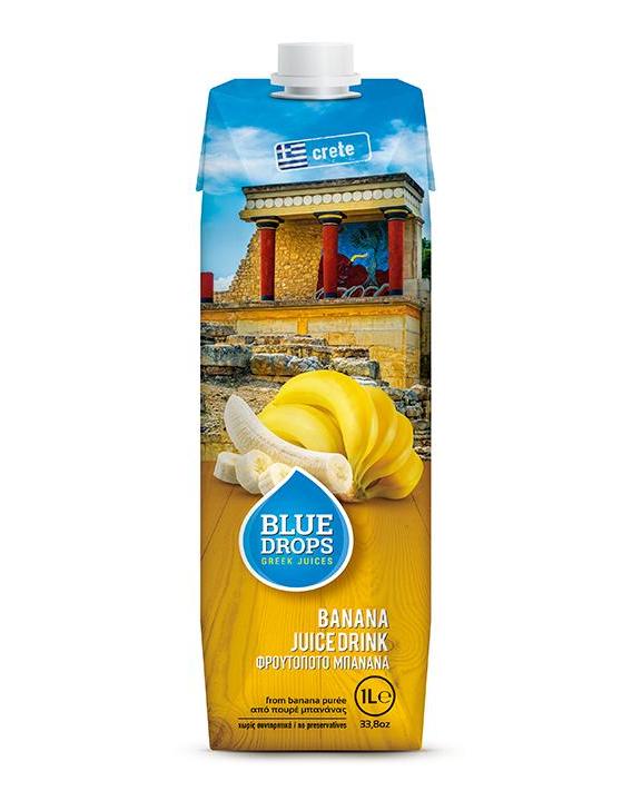 蓝依洛BlueDrops香蕉果汁饮料(1L)